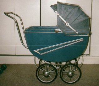 1940s baby carriage